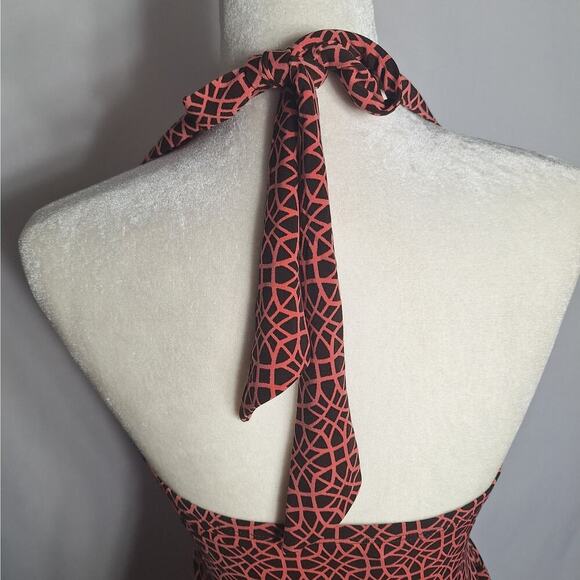 Jodi Kristopher Womens Babydoll Halter Dress 50s Style Coquette Flirty Large - Picture 8 of 12